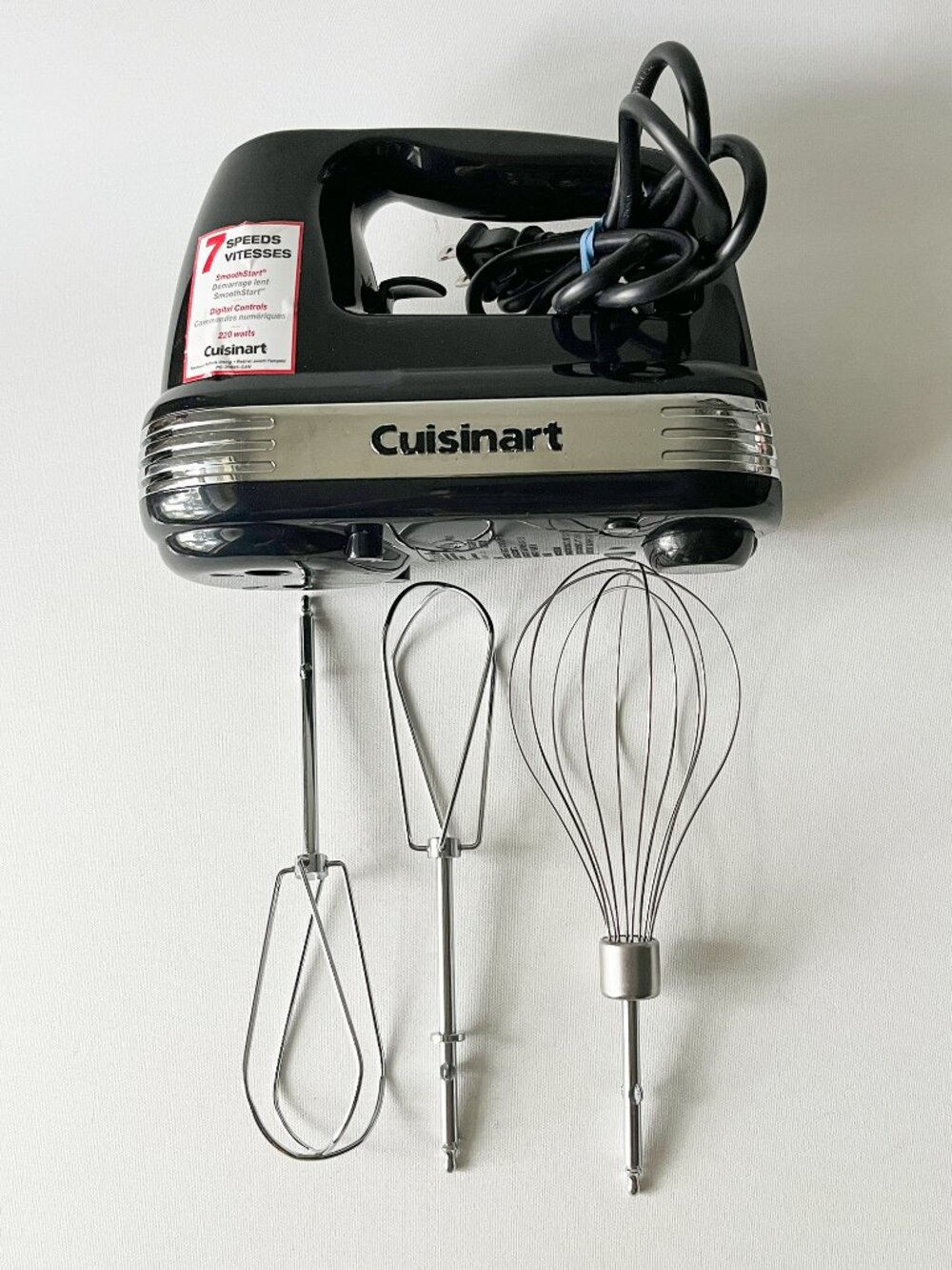 Cuisinart Power Advantage 7-Speed Hand Mixer HM-70C Black